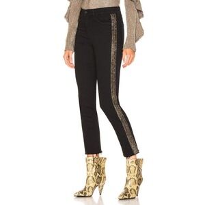 Mother The Rascal Ankle Fray in Guilty Flash Black, size 25